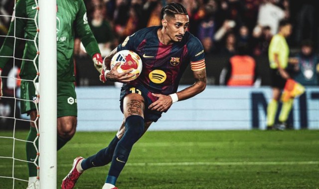 赛事比分-拉菲尼亚点射小将双响，巴萨3-0复仇马竞，创国王杯纪录无缘逆转